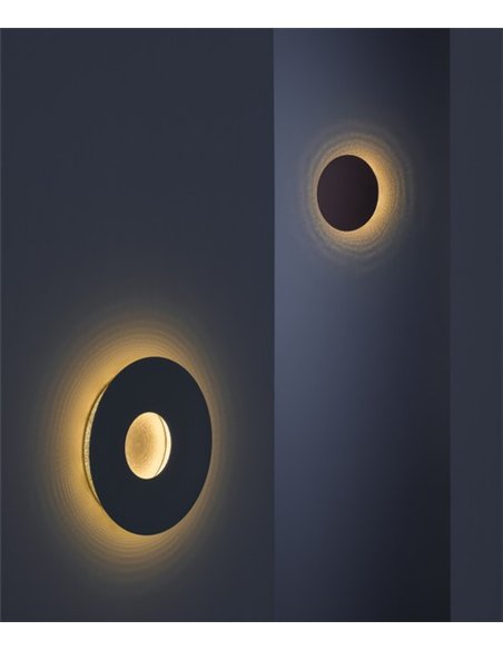 Aplique de pared Umbra Round - a-emotional light - Lámpara minimalista redonda
