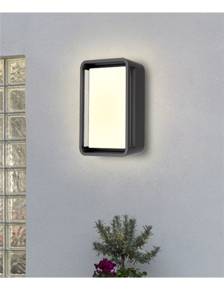 Lámpara de pared/techo Alhambra - Iberlamp - Lámpara de exterior antracita 