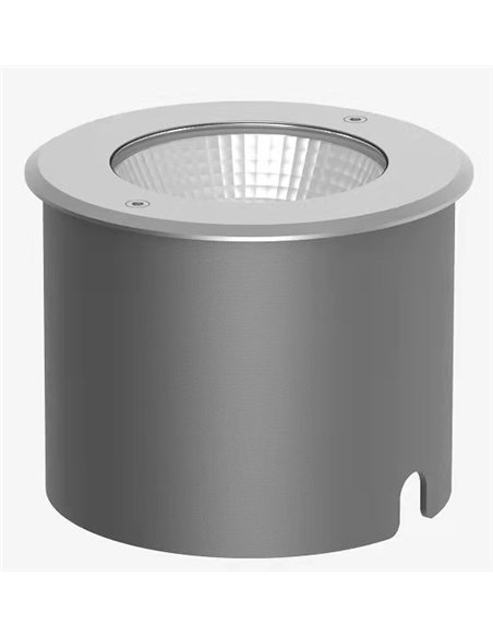 Lámpara empotrable de suelo Niza - Iberlamp - Lámpara de exterior antracita