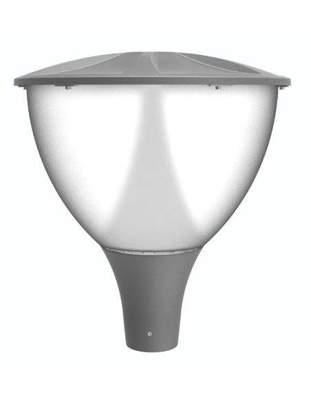 Cabezal farola de exterior Inka - Iberlamp - Lámpara antracita
