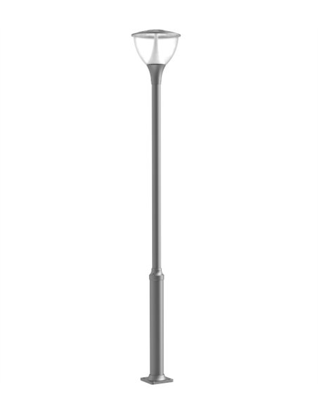 Cabezal farola de exterior Inka - Iberlamp - Lámpara antracita