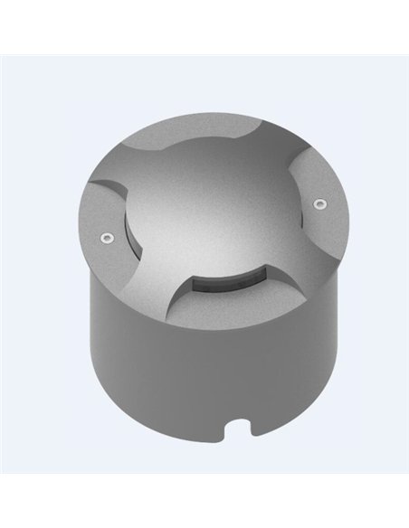 Lámpara empotrable de suelo Mijas - Iberlamp - Lámpara de exterior LED, antracita