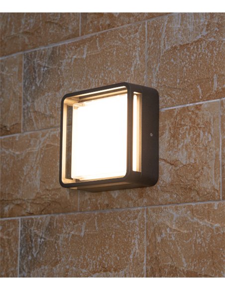 Lámpara de techo/pared Alhambra - Iberlamp - Lámpara de exterior cuadrada