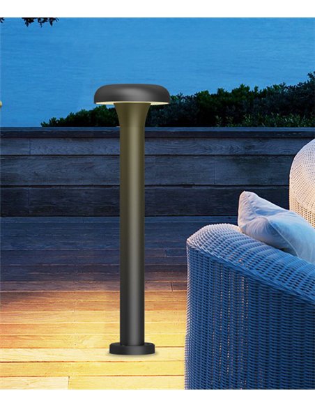 Lámpara baliza de exterior Arena - Iberlamp - Lámpara de aluminio