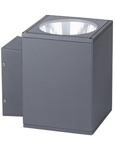 Aplique de pared Tower - Iberlamp - Lámpara cúbica de exterior, antracita 2