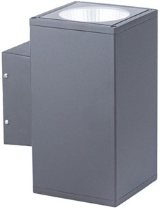 Lámpara de pared de exterior Tower - Iberlamp - Aplique antracita con doble iluminación 2