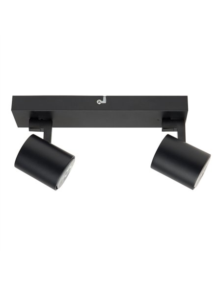Foco de techo Kaplan - FORLIGHT - Lámpara orientable con 2 luces