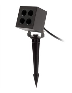 Proyector de exterior Crest - FORLIGHT - Lámpara con estaca negra 2