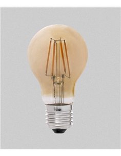 Bombilla E27 LED 4W 2200K - Faro - Bombilla filamento ámbar