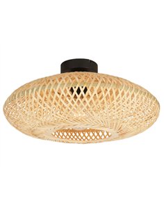 Plafón de techo Ceylan - IDP Lampshades - Plafón de mimbre natural 2
