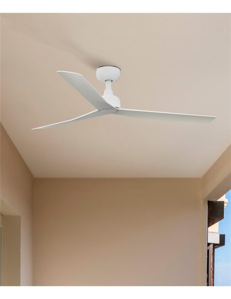 Ventilador de techo sin luz Marine - Faro - Ventilador de exterior ultrasilencioso con palas ABS