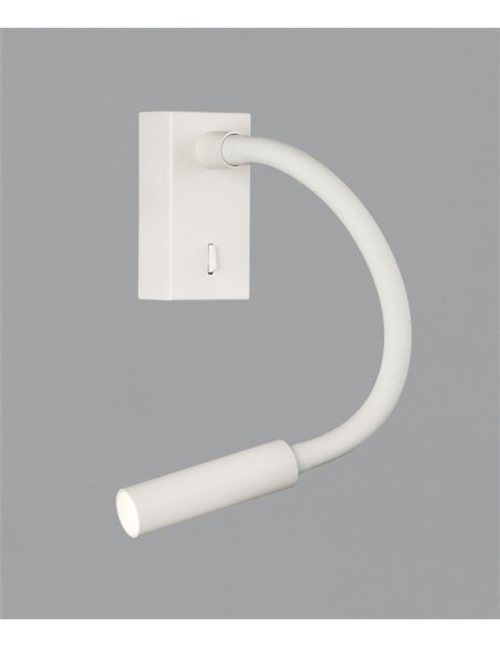 rev-Aplique de Pared Cio - ACB - Aplique de lectura LED orientable color blanco