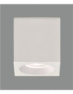 Plafón de exterior Branco - ACB - Lámpara de techo cuadrada, 8 cm