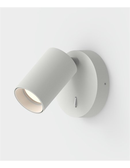 Aplique de pared Gina - ACB - Lámpara orientable en blanco o negro