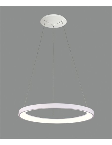 Lámpara Colgante de Techo Grace - ACB - LED, forma cilíndrica, blanca
