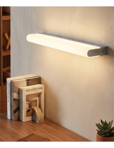 Aplique de pared Tesla - ACB - Lámpara para espejo de baño en cromo
