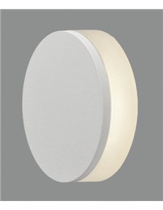 Empotrable de pared Miura – ACB – Aluminio blanco, LED 3000K, Ø 4.8 cm 2