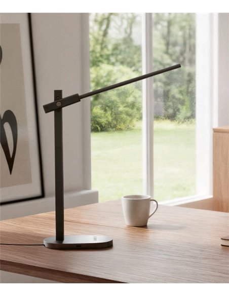 Lámpara de escritorio Laysan - ACB - Lámpara orientable, táctil y USB