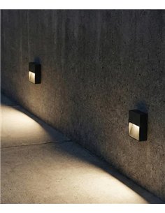 Aplique de pared exterior Nashira - ACB - Lámpara LED de señalización