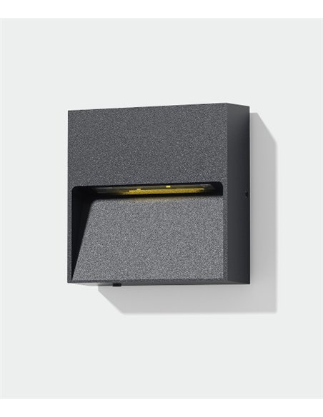 Aplique de pared exterior Nashira - ACB - Lámpara LED de señalización