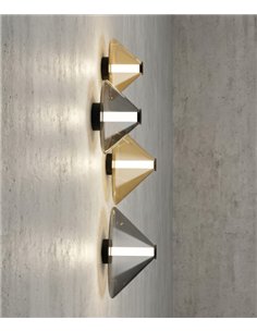 Aplique de pared Yara - ACB - Aplique LED moderno de cristal