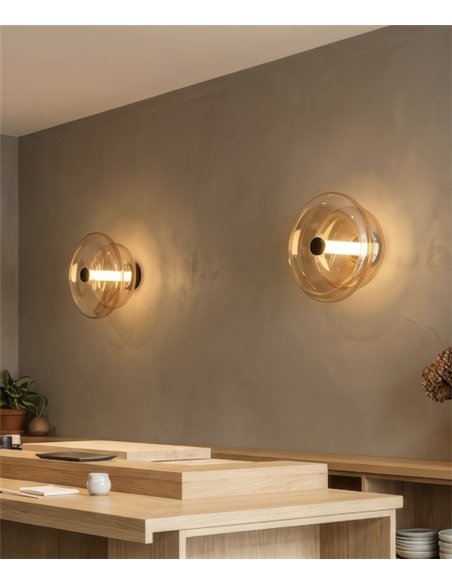 Lámpara de techo/pared Sira - ACB - Lámpara LED decorativa de cristal