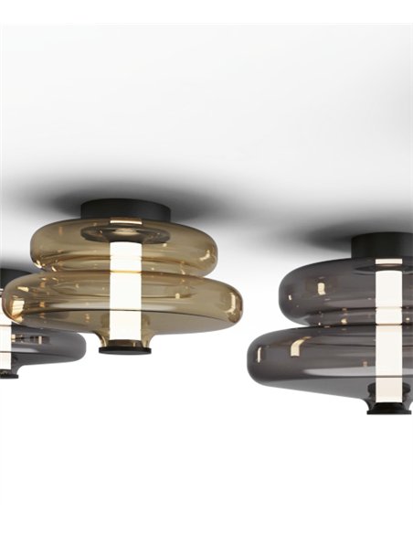 Lámpara de techo/pared Sira - ACB - Lámpara LED decorativa de cristal