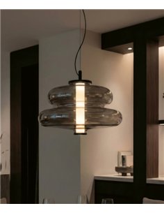 Lámpara colgante Sira - ACB - Colgante LED decorativo de cristal