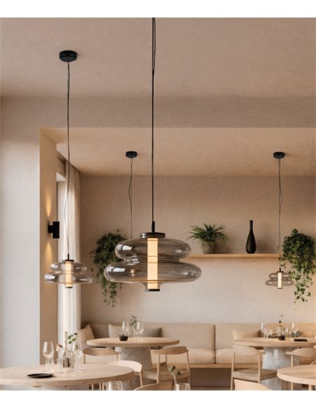 Lámpara colgante Sira - ACB - Colgante LED decorativo de cristal