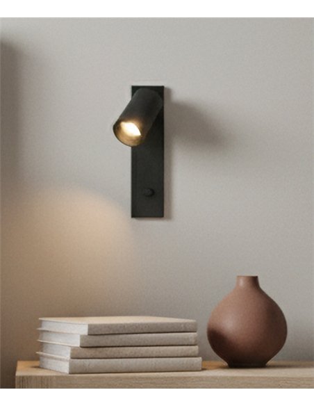 Aplique de lectura Gina - ACB - Aplique orientable con interruptor regulable