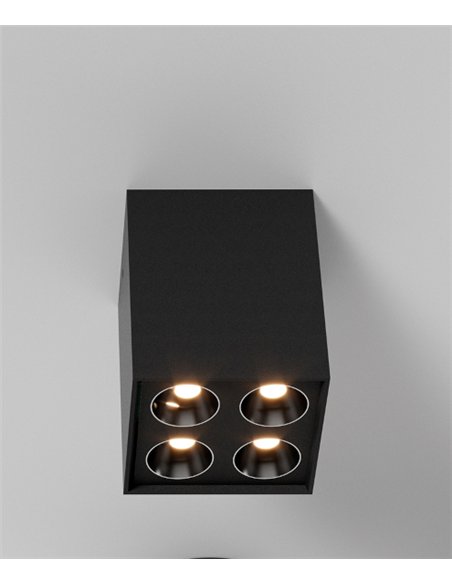 Foco de techo Invisible Square - ACB - Plafón LED cuadrado multipunto