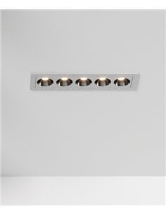 Empotrable de techo multipunto Invisible - ACB - Foco LED rectangular de techo