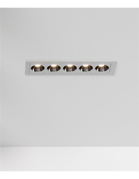 Empotrable de techo multipunto Invisible - ACB - Foco LED rectangular de techo