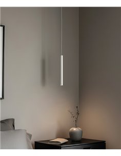 Lámpara colgante Pipe Slim - ACB - Colgante LED tubular minimalista