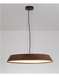 Colgante de techo Cora - ACB - Lámpara moderna de madera natural 2