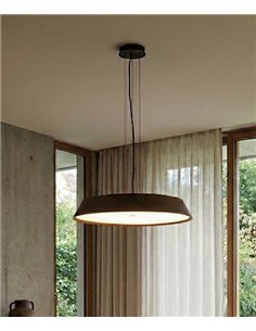 Colgante de techo Cora - ACB - Lámpara moderna de madera natural