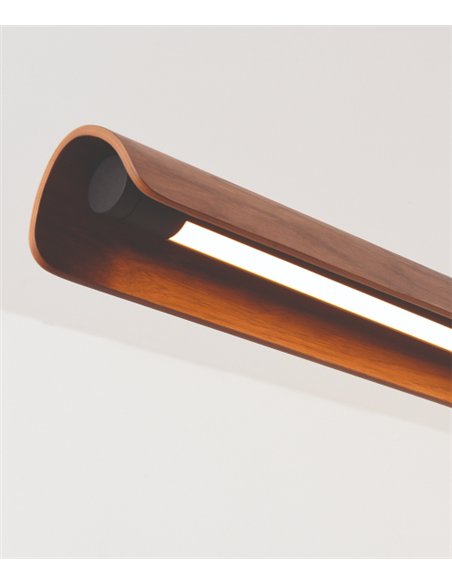 Colgante de techo Alma - ACB - Lámpara lineal moderna de madera