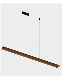 Colgante de techo Alma - ACB - Lámpara lineal moderna de madera 2