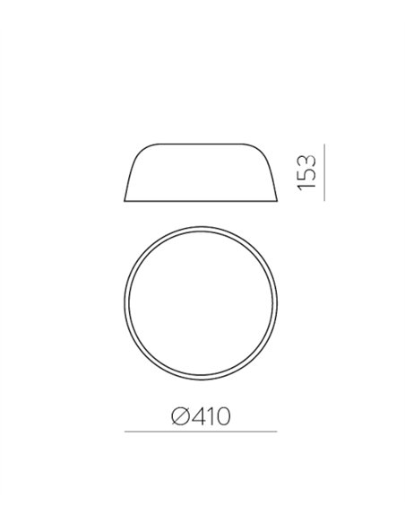 Plafón de techo Oslo - ACB - Plafón LED moderno decorativo