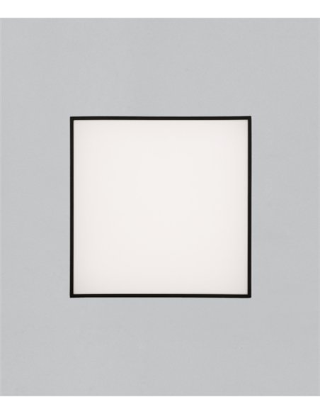 Lámpara de pared/techo Oporto - ACB - Lámpara LED moderna cuadrada