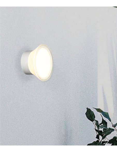 Lámpara de pared/techo Yes - ACB - Lámpara LED exterior redonda IP65