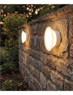 Lámpara de pared/techo Yes - ACB - Lámpara LED exterior redonda IP65