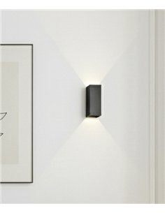 Aplique de pared Lumo - ACB - Lámpara de exterior LED bidireccional IP65