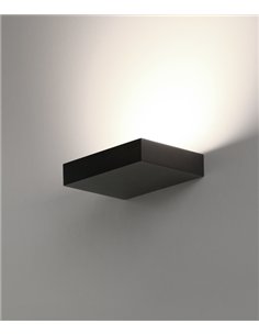 Aplique de pared Brick - ACB - LED integrado 20W-56W, 2380-7020 lm, difusor microprismático, acabado blanco y negro 2
