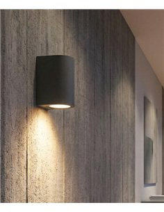 Aplique de pared de exterior Nexo - ACB - Luz LED moderna de pared