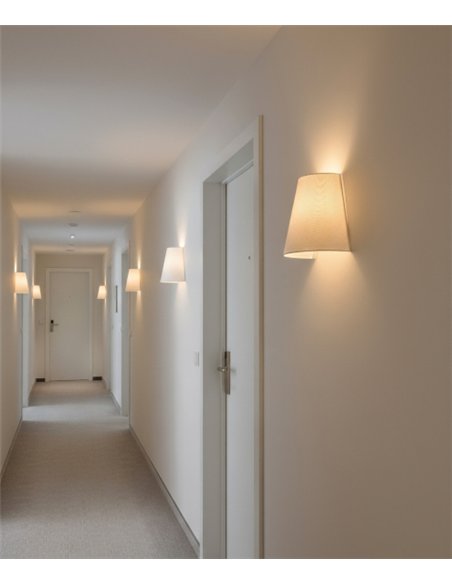 Aplique de pared Talya - ACB - Lámpara decorativa con pantalla textil