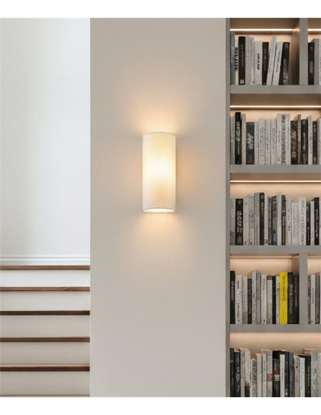 Aplique de pared Luma - ACB - Lámpara moderna con pantalla textil