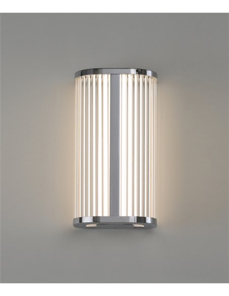 Aplique de pared Diva - ACB - Aplique LED tubular de cristal ideal para baño