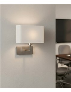 Aplique de pared Romeo - ACB - Diseño elegante con pantalla