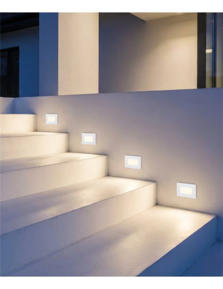 Lámpara de exterior empotrable Nura - ACB Lighting - Empotrable LED de señalización para escaleras